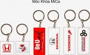 Móc khóa mica marketing nhãn hiệu giá rẻ và hiệu quả